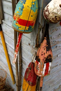 Old Buoys and Fishing Shack - Chincoteague Island, Virginia