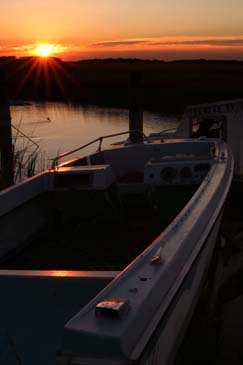 Sunken Boat - Andrew's Landing Gut - Chincoteague Island, Virginia