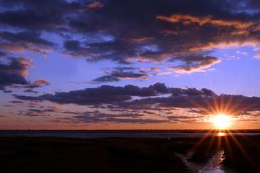 Sunset on Tom's Cove - Chincoteague Wildlife Refuge, Virginia