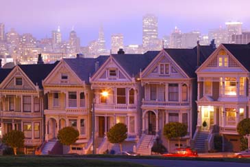 Alamo Square - Early Evening - San Francisco, California