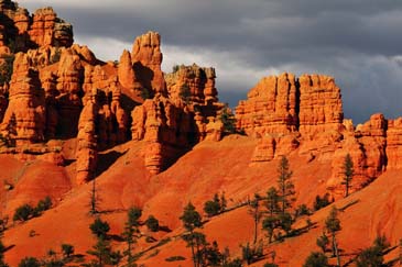 Red Canyon and Stormy Skies - Southwestern Utah