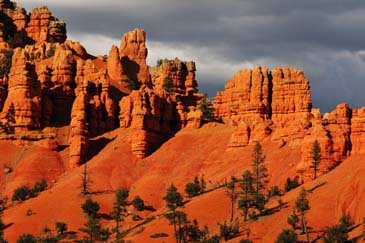 Red Canyon and Stormy Skies - Southwestern Utah