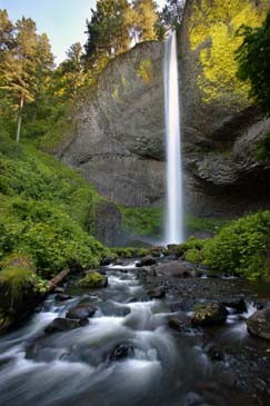 Latourell Falls - Columbia River Gorge Scenic Area, Oregon